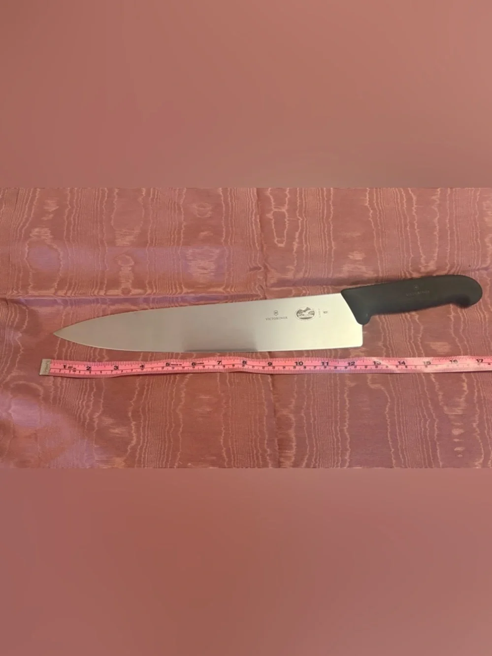 Victorinox 12” NWT Silver Blade with Black Handle Chef Knife